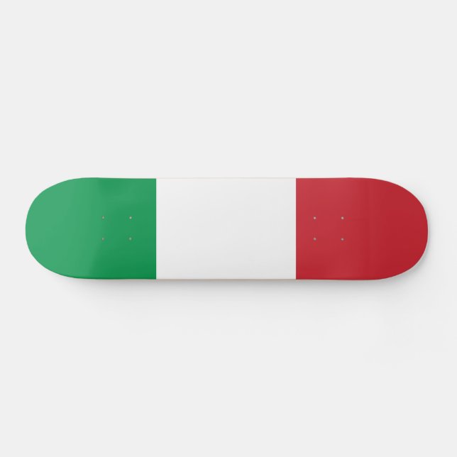 Italiens flagga mini skateboard bräda 18,5 cm (Horz)