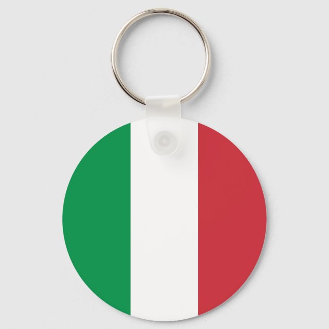 Italiens flagga nyckelring (Framsida)