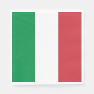 Italiens flagga pappersservett