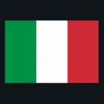 Italiens flagga poster<br><div class="desc">Italiens nationalflagga.</div>