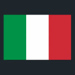 Italiens flagga poster<br><div class="desc">Italiens nationalflagga.</div>