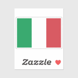 Italiens flagga specialskuren klistermärken