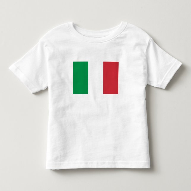 Italiens flagga t shirt (Framsida)