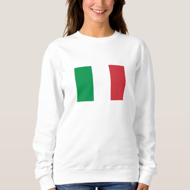 Italiens flagga t shirt (Framsida)
