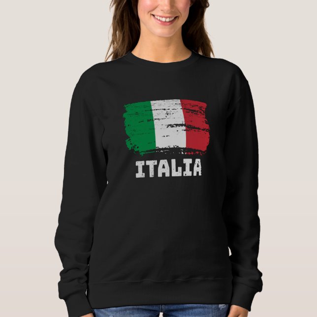 Italiens flagga t shirt (Framsida)