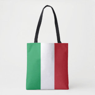 Italiens flagga tygkasse