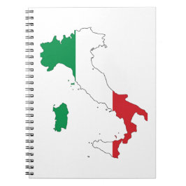 Italiens form anteckningsbok