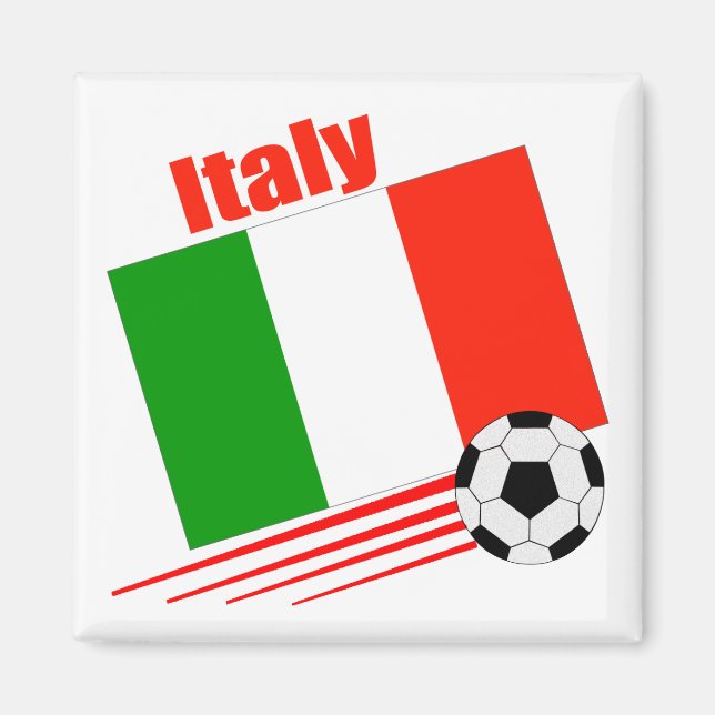 Italiens fotbollsgrupp magnet (Framsidan)