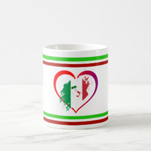 Italiens hjärta kaffemugg