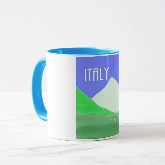 italiens landskapskonst mugg (Framsida vänster)