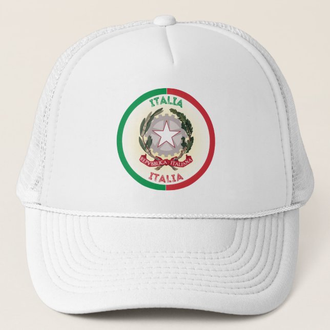 Italiens nationella emblemcirkelform keps (Framsida)