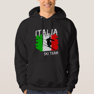 Italiens skidåkning hoodie