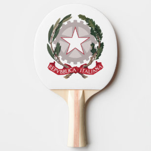 Italiens statsvapen landsymbol flagga emblem itali pingisracket