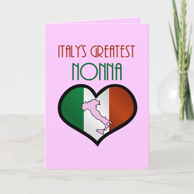Italiens Största Nonna Kort (Framsida)
