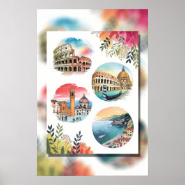 Italiens underverk poster