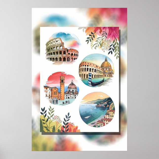 Italiens underverk poster (Framsidan)