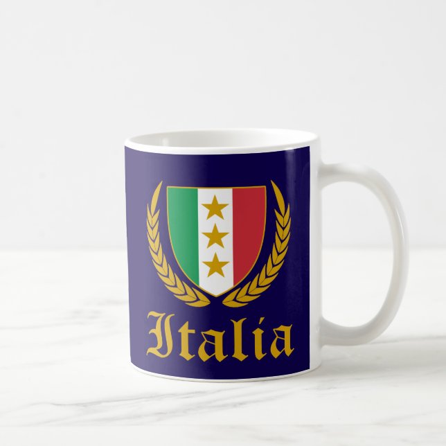 Italiens vapen kaffemugg (Höger)