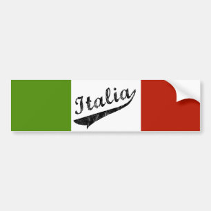 Italiensisk Bildäckslapp Bildekal