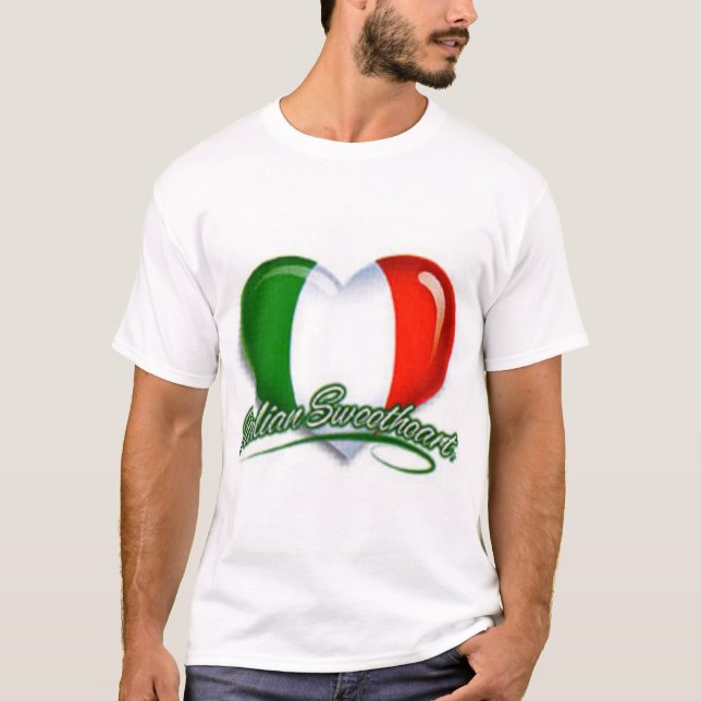 Italiensk älskling t-shirt (Framsida)