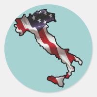 Italiensk-amerikansk flagga