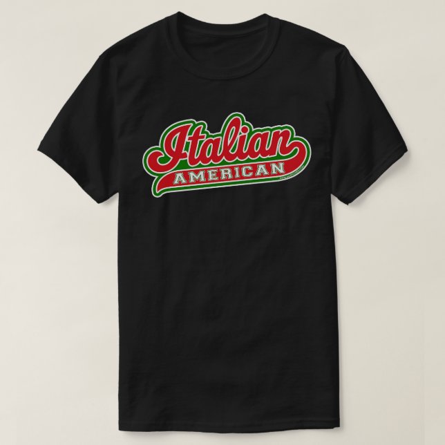 Italiensk amerikansk Swant T Shirt (Design framsida)