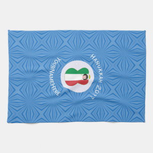 Italiensk ängel Hanukkah Flagga Personlig Kökshandduk