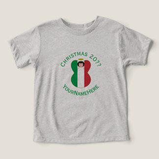 Italiensk ängel julflagga Personlig kvinna  T Shirt