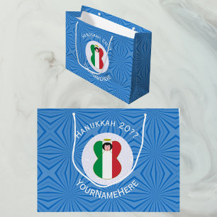 Italiensk ängelflagga för Hanukkah