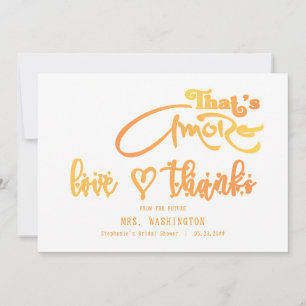 Italiensk Aperol-cocktail Det är kärlek Bröllopsfe Tack Kort