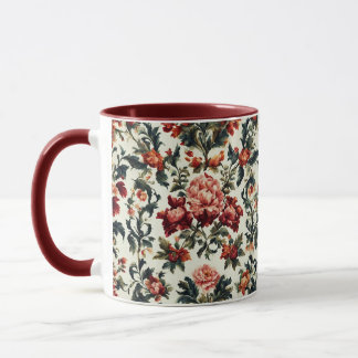 Italiensk barock. Eleganta blommor och blad Mugg