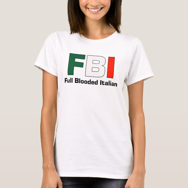Italiensk bästa damspagetti för FBI (passar), T-shirt (Framsida)