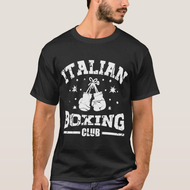 ITALIENSK BOXING-KLUBB T SHIRT (Framsida)