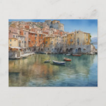Italiensk by Mediterranea vykort
