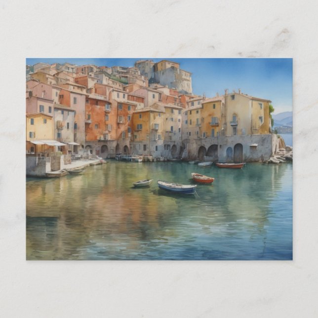 Italiensk by Mediterranea vykort (Framsida)