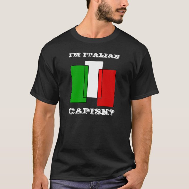 Italiensk Capish skjorta Tröja (Framsida)