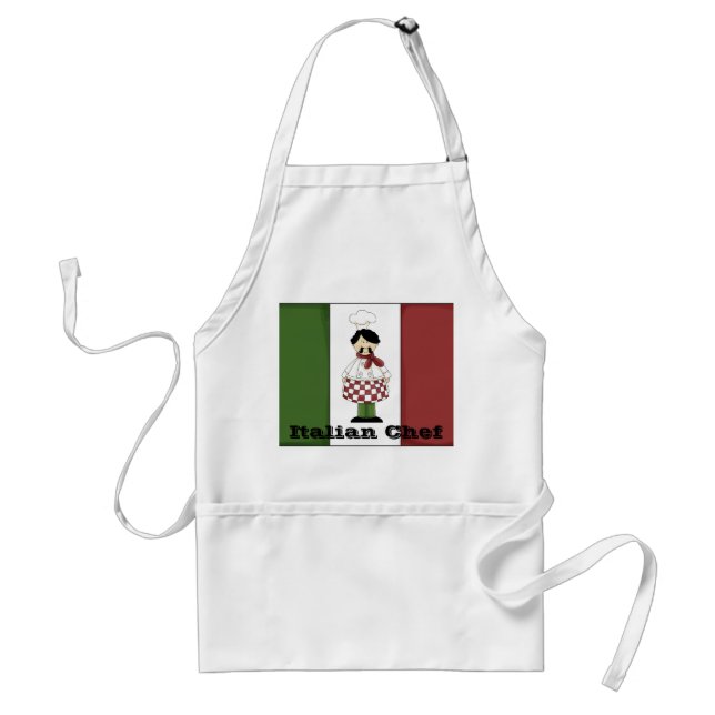 Italiensk Chef #2 Apron Förkläde (Framsidan)