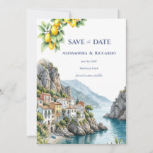 Italiensk citron Amalfi-kusten Spara datum