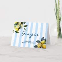 Italiensk citrongudrunget bröllopsfest 