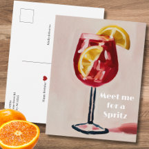 Italiensk Cocktail Glatt Timme Vintage Retro Färgr