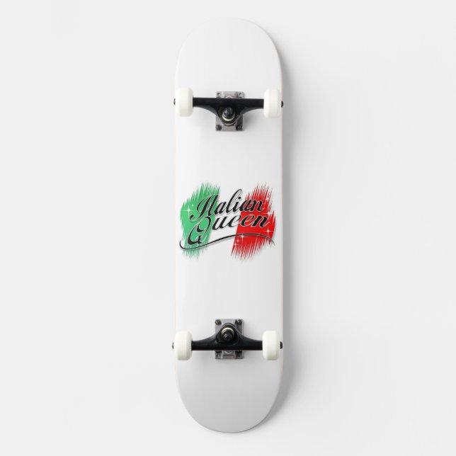 Italiensk Drottning Skateboard Bräda 20 Cm (Framsida)