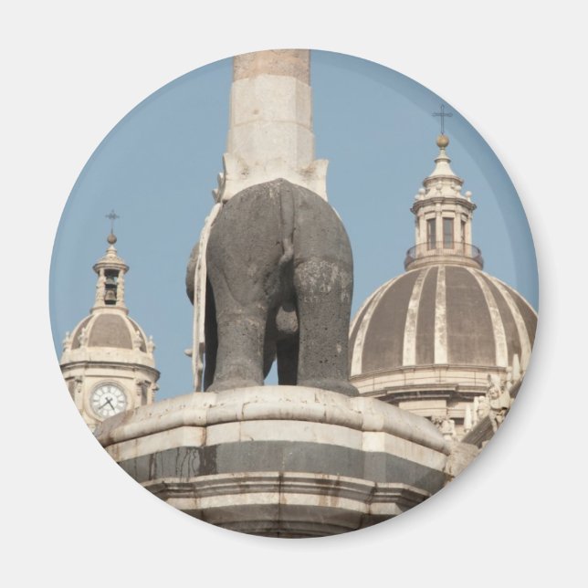 Italiensk elefant Butt Magnet (Framsidan)