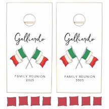 Italiensk flagg familjeåterträff 