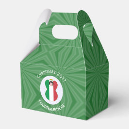 Italiensk flagg julängel Gavel Presentaskar