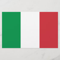 Italiensk flagg-papper
