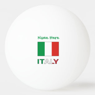 Italiensk flagg Republikens dag stolthet Personlig Pingisboll