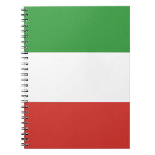 Italiensk flagga anteckningsbok