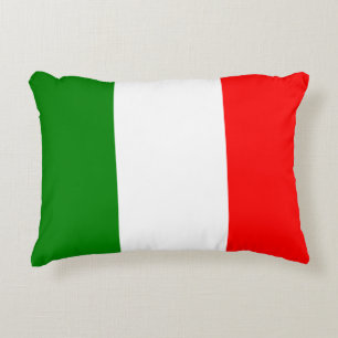 Italiensk flagga av den italienBandiera d'Italiaen Prydnadskudde