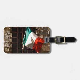 Italiensk flagga bagagebricka