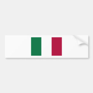 Italiensk flagga bildekal