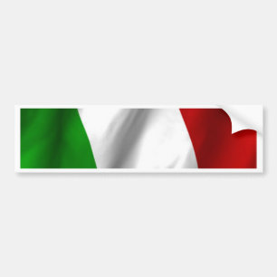 Italiensk flagga bildekal
